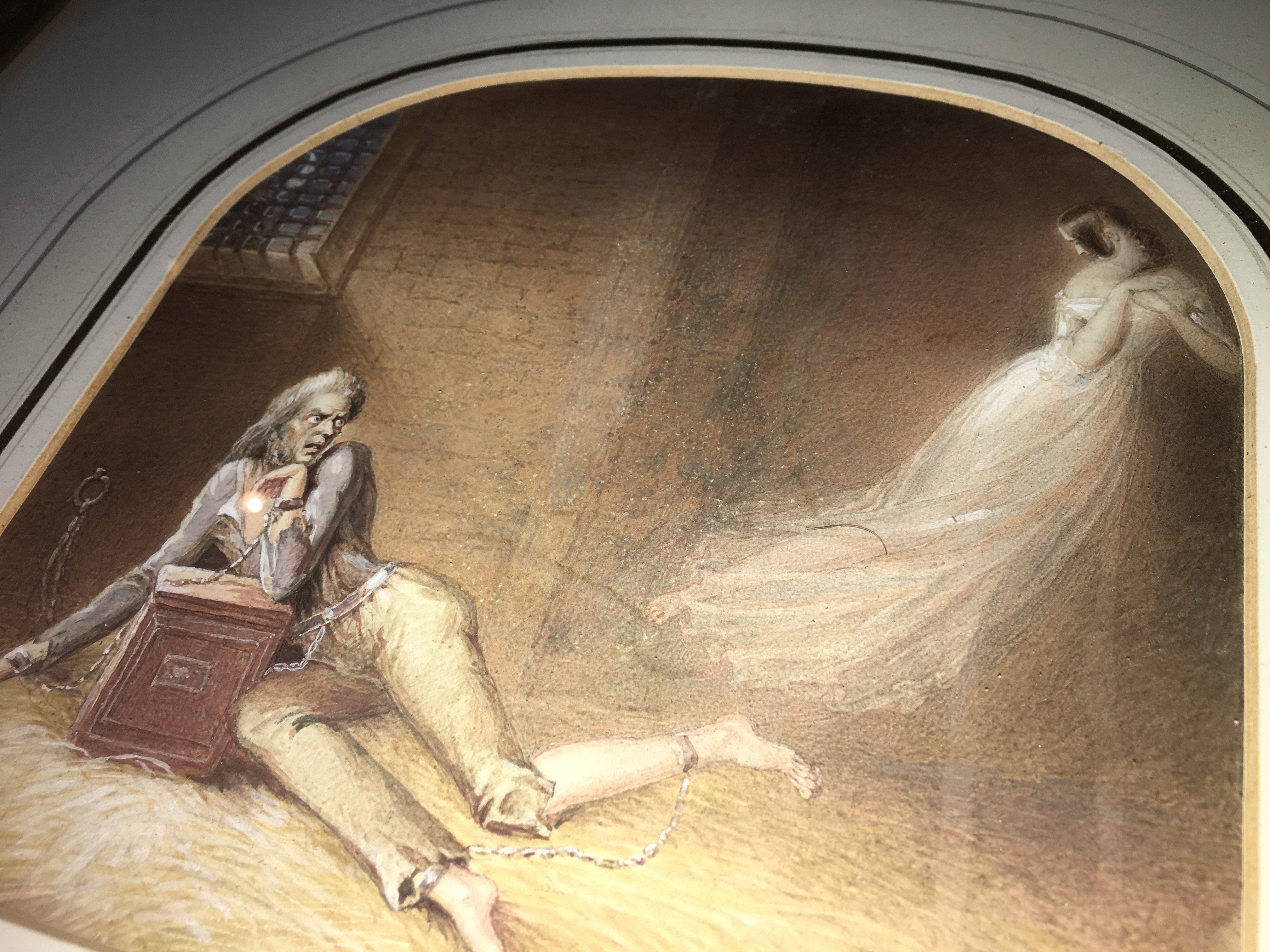 2 Watercolours. Ghost in Dungeon and Queen Victoria & 1 x Print - Image 8 of 17