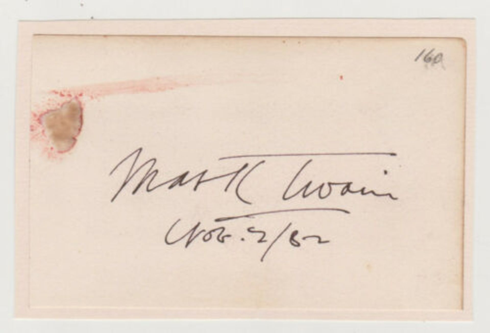 Mark Twain Signed Autograph Letter & Full Autograph. Samuel Clemens - Image 4 of 4