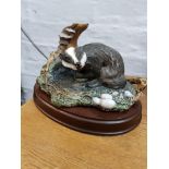 Royal Doulton Badger. The Wildlife Collection