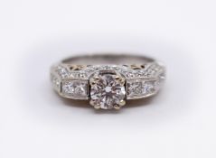 1.53ct Diamond Ring White Gold