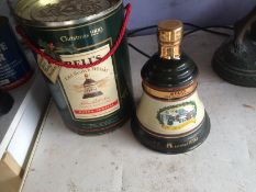 Sealed & Boxed Bells Whiskey Decanter. 1990