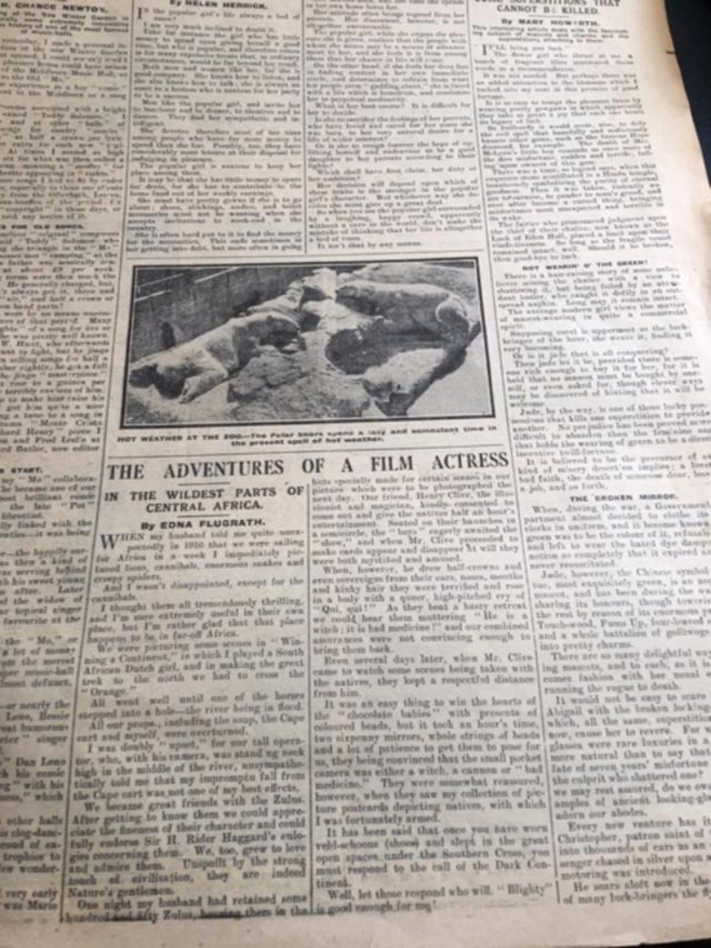 A Complete Edition Of The Daily Mirror. Dated Thursday May 22nd 1919 - Image 4 of 12