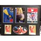 Autographed Montage Of The Man Utd Treble Winner Teddy Sherringham