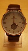 Brand New Enzo Giomani Gents Leather Strap Watch