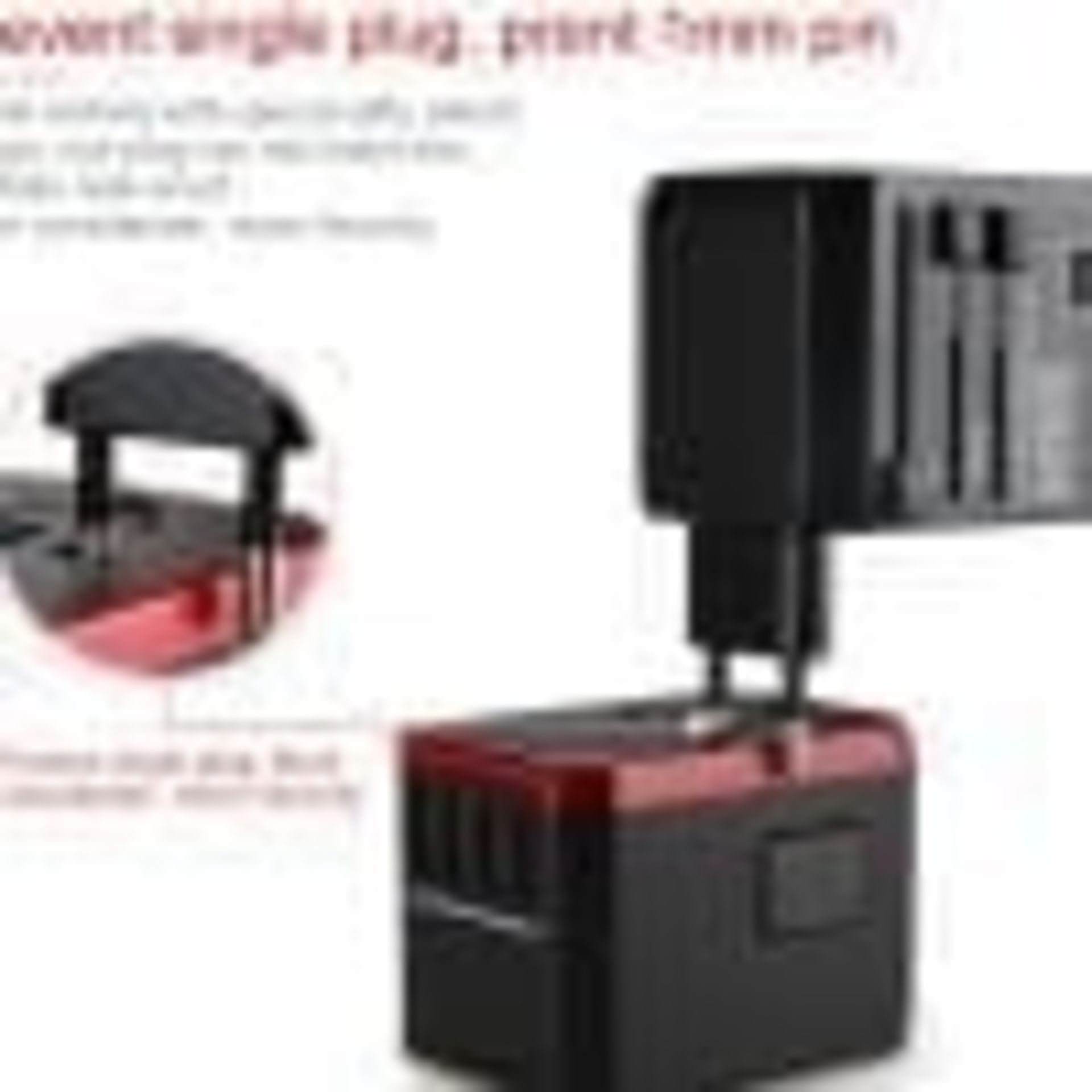 Worldwide Travel Adapter Plug Fast Charger 1Type-C 4 USB Ports UK - Image 7 of 8