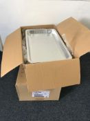 2 Boxes Of 50 Aluminium Baking Trays