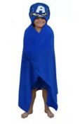 6x Captain America Boys One Size Cuddle Robe