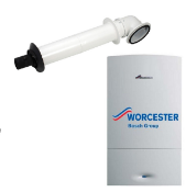 Worcester Greenstar 30i (ErP) Combi Boiler and flue