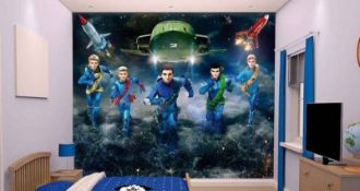 6x Thunderbirds Walltastic Mural