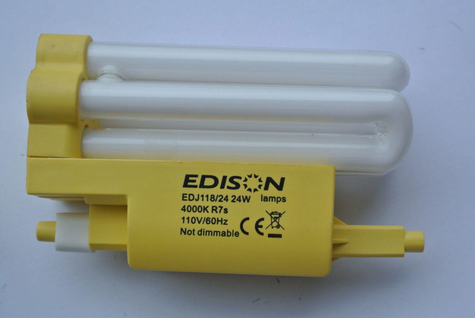 10x 110V Edison 24W Low Energy EDJ118 Bulbs 8000 Hours for Photocell Lamp - Image 2 of 2