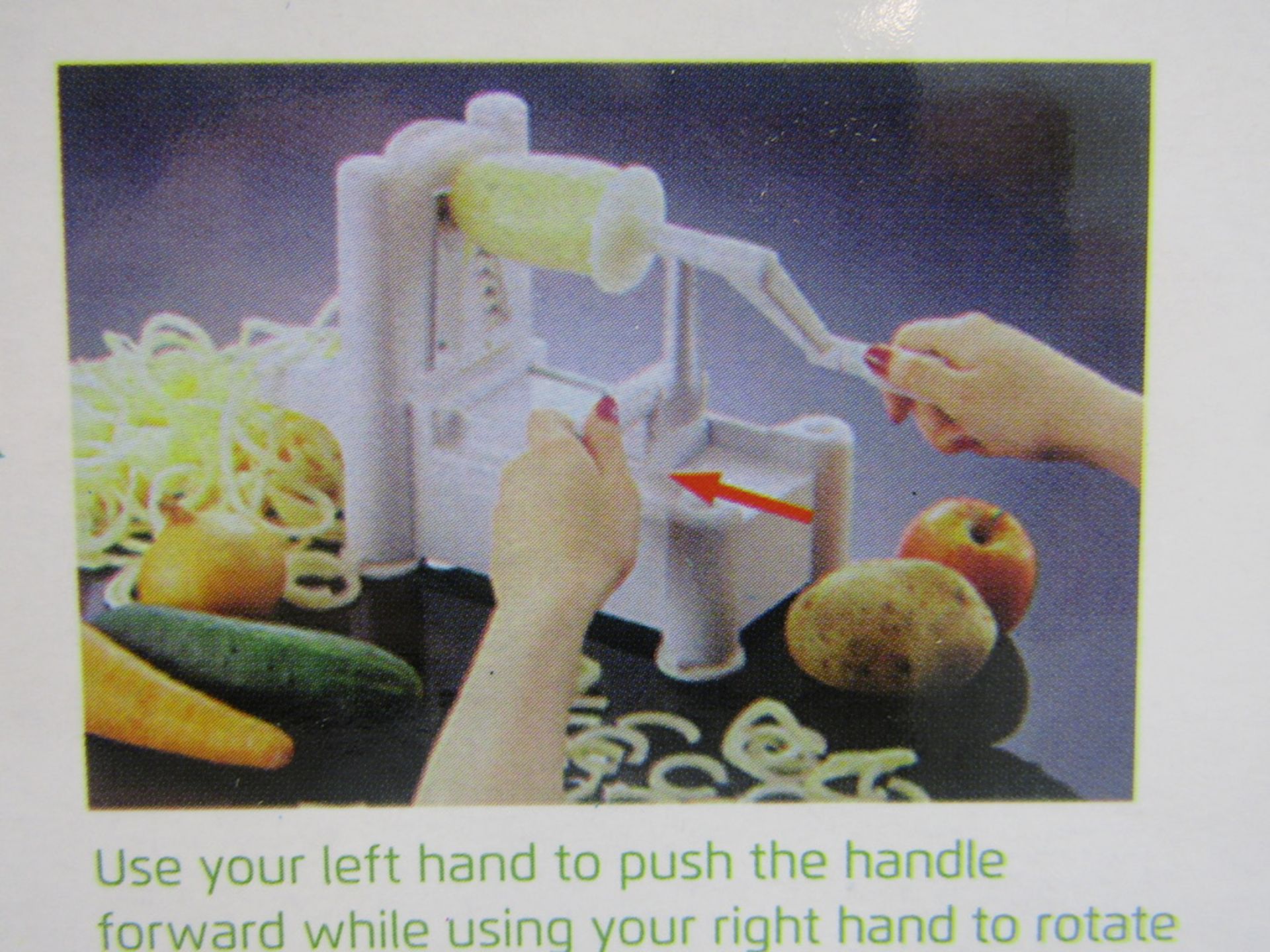 6 x vegetable spiral slicer & Noodle Maker HW3018 - Image 10 of 10