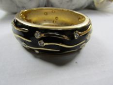 25 x Bangles Black/Gold