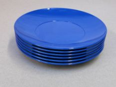 30 x Blue Kinderzeug Unbreakable Baby Saucer. Dish washer & Microwave safe