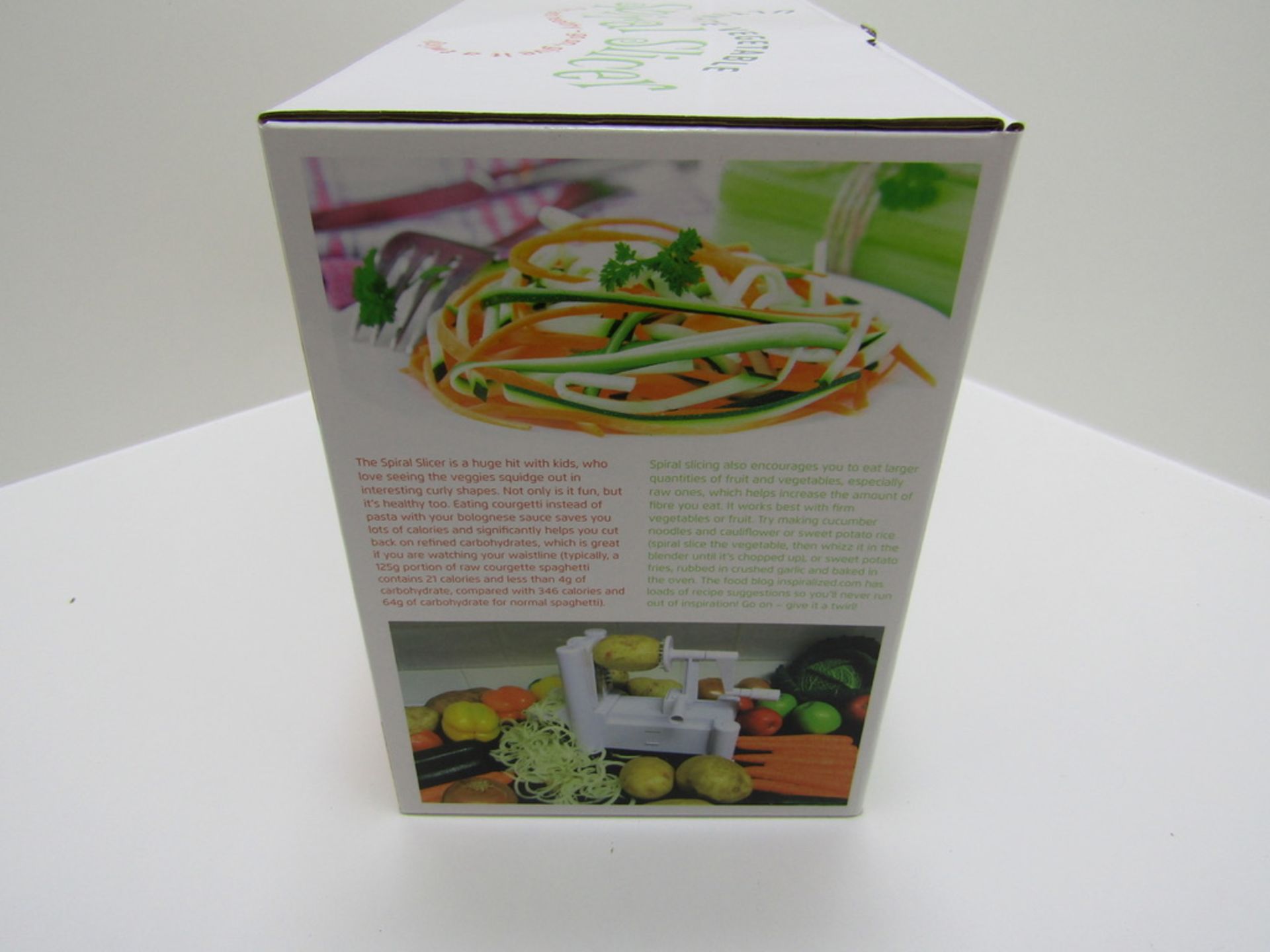 6 x vegetable spiral slicer & Noodle Maker HW3018 - Image 8 of 10