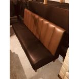 1x maroon sofa 4 seater