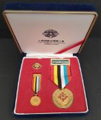 Korean War Veterans Association Presentation Medal Set