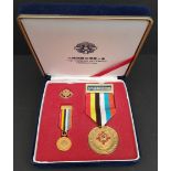 Korean War Veterans Association Presentation Medal Set