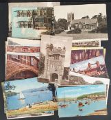 Vintage 44 Assorted British Postcards Includes Tuck