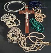 Vintage Costume Jewellery and Crucifix