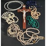 Vintage Costume Jewellery and Crucifix