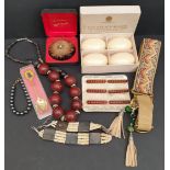 Assorted Collectables Includes Boxed Brooch Bracelets & Vintage Soap