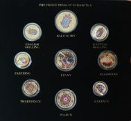 Collectable Coins The Emblem Series Set of 9 The Predecimals Of Elizabeth II