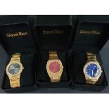 Vintage 3 x Collectable Gianni Ricci Wrist Watches Boxed