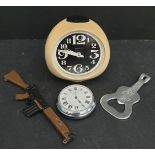 Vintage Parcel Includes Alarm ClocK & Action Man Rifle