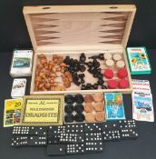 Vintage Parcel of Board Games Dominoes Double 9's and Top Trumps