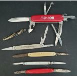 Collectable Pen Knives 6 in Total