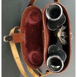 Vintage Carl Zeiss Jena Deltrintem 8 x 30 Binoculars & case