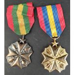 Two Military Merit Medals Democratic Republic of Congo & Zaire