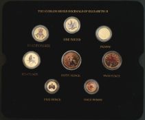 Collectable Coins The Emblem Series Set of 8 The Decimals Of Elizabeth II