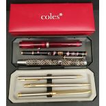 Parcel of Pens Includes Sheaffer Coles & Pierre Farler