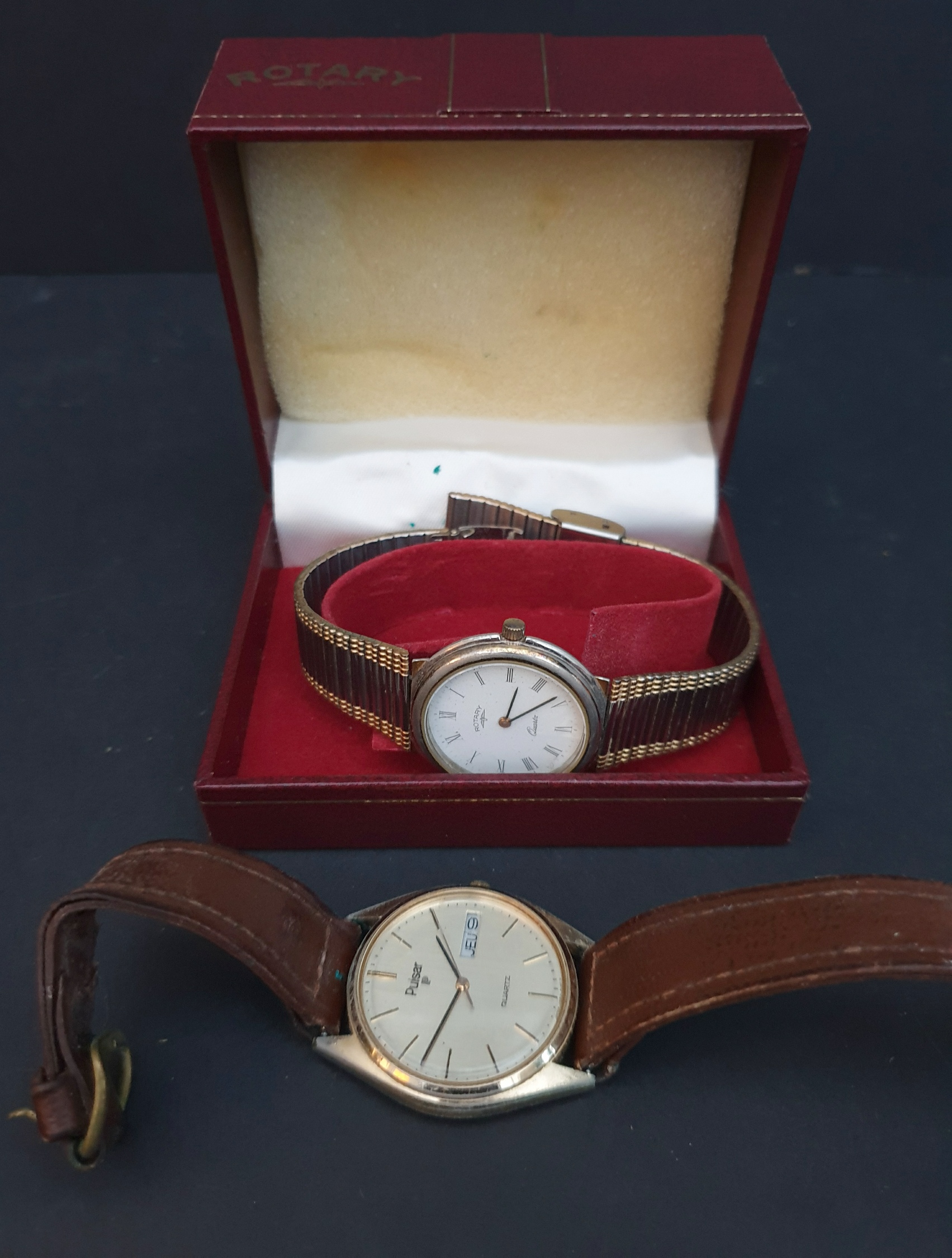 Vintage Rotary Gents Wrist Watch & 1 Other