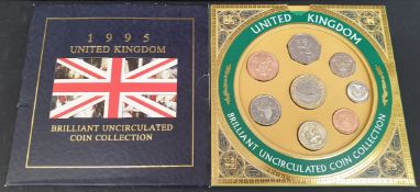 Collectable Coins United Kingdom Uncerculated 1995 & 1999