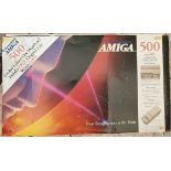 Vintage Commodore Amiga 500 Computer In Original Box & Sleeve