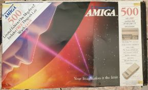 Vintage Commodore Amiga 500 Computer In Original Box & Sleeve