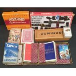 Vintage Parcel of Playing Cards, Dominoes and Other Games