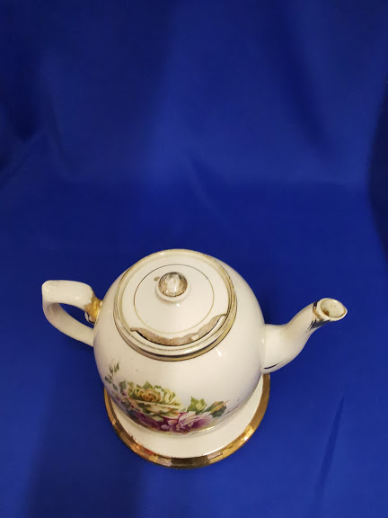 Rare Commemorative teapot 1914 Allies S.J. Ltd. B. England with stand - Image 4 of 7