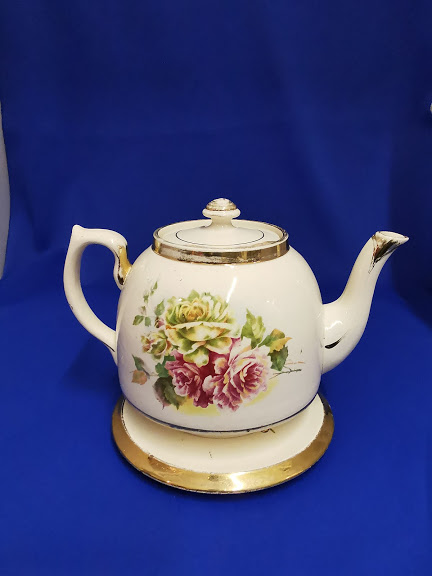 Rare Commemorative teapot 1914 Allies S.J. Ltd. B. England with stand - Image 3 of 7