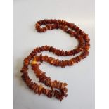 Amber Necklace Vintage