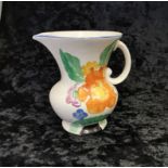 Vintage Ellgreave Ivorine Ware Jug Art Deco Hand Painted