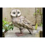 Wise Owl Carved Wood Effect Owl figurine Ornament
