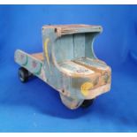 Vintage wooden truck lorry handmade driftwood reclaimed wood