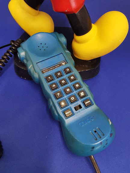 Mickey Mouse Phone 1986 Tyco Disney Telephone - Image 6 of 7