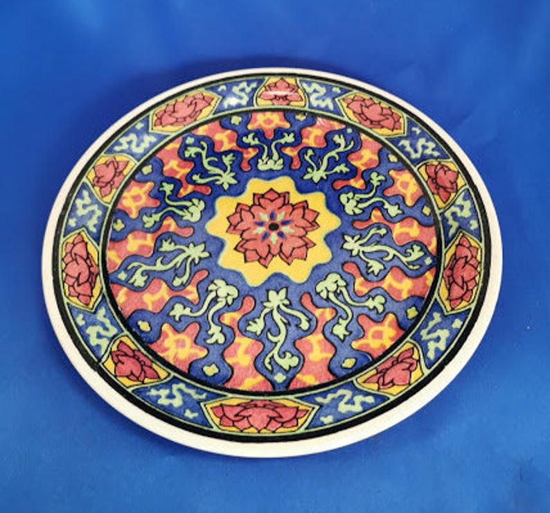 Royal Doulton Persian Series D 1902 Plate Bright Colours - Image 2 of 4