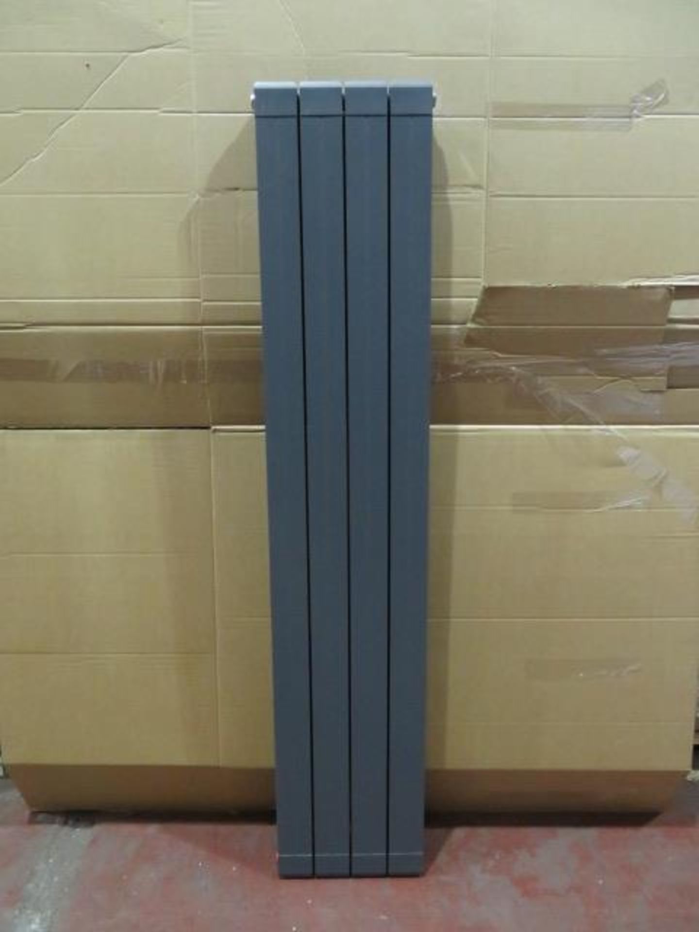 (UR20) 1600x315mm Anthracite Flat Panel Vertical Radiator. RRP £449.99.Ultra-modern in design ... - Image 4 of 4