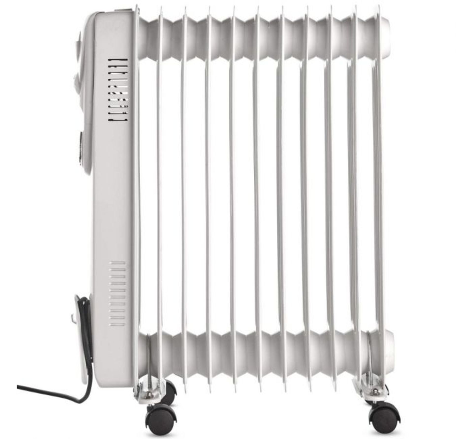 (UR82) 11 Fin 2500W Oil Filled Radiator - White Suitable for areas up to 28 square metres 3 p... - Image 4 of 4
