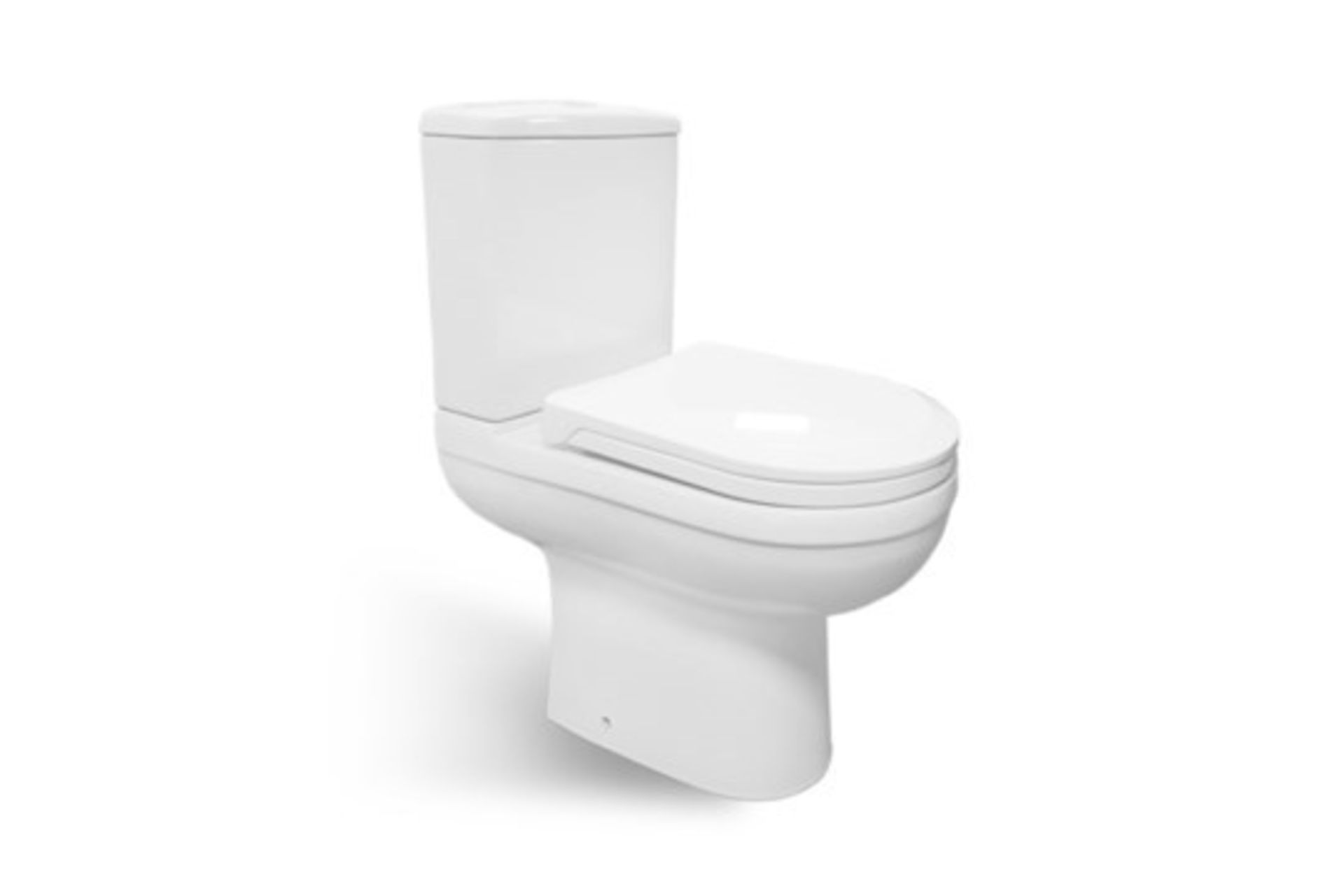Sabrosa II Close Coupled Toilet & Cistern inc Soft Close Seat Made from White Vitreous China an... - Image 3 of 3